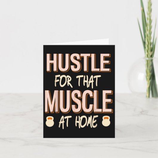 Carte Hustle Pour Ce Muscle Accueil Force Exercice (Devant)