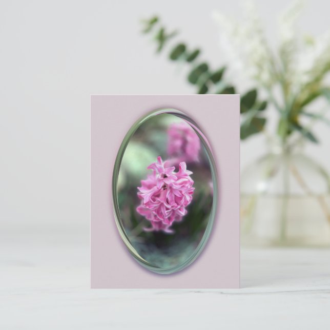 Carte Hyacinth in spring (Debout devant)