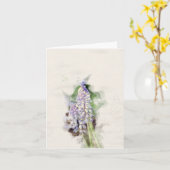 Carte Hyacinthe de raisin (Fleur jaune)