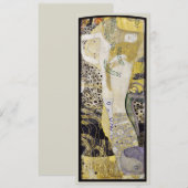 Carte Hydra (aka Water Serpents I) par Gustav Klimt (Devant / Derrière)