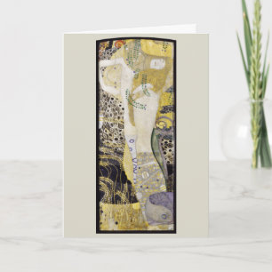 Carte Hydra (alias  Serpents d'eau I) de Gustav Klimt