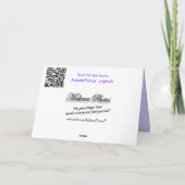 Carte Hydrangea 5414- customisez toute occasion (Dos)