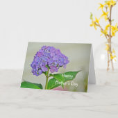 Carte Hydrangea de la fête des Mères (Fleur jaune)