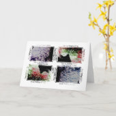 Carte Hydrangea Joyeux anniversaire pour vous (Fleur jaune)