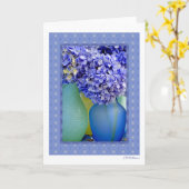 Carte Hydrangea medley (Fleur jaune)