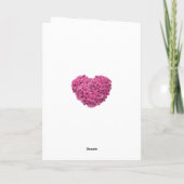 Carte Hydrangea Rose Mignonne Fête des Mères (Dos)