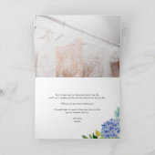 Carte Hydrangeas Bleues Seras-Tu Ma Jeune Femme D'Accuei (Intérieur)