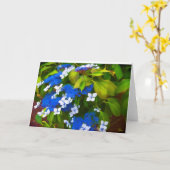 Carte Hydrangée (Fleur jaune)