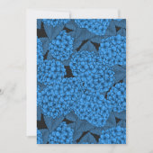 Carte Hydrangée bleue (Devant)