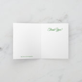 Carte Hydrangée japonaise vintage. Rose et vert (Intérieur)