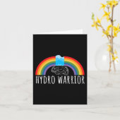 Carte Hydro Warrior Hydrocéphalie Sensibilisation Cervea (Fleur jaune)