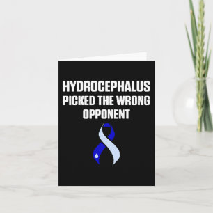 Carte Hydrocéphalie Survivor Opponent Awareness Guerrier