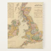 Carte hydrographique, Îles britanniques (Dos)