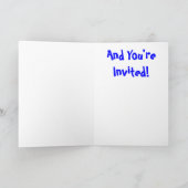 Carte Hyena Animal Party (Intérieur)