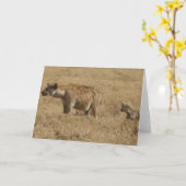 Carte Hyènes (Fleur jaune)