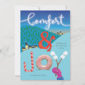 Carte Hygge Confort et Joy Traitements de vacances illus (Devant)