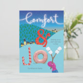 Carte Hygge Confort et Joy Traitements de vacances illus (Debout devant)