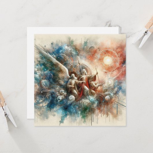 Carte Hymne de Sérénité (Devant/Arrière en situation)