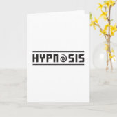 Carte Hypnosis Meilleur Hypnotiseur Hypnotiseur Cadeau H (Fleur jaune)