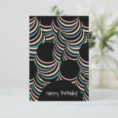 Carte Hypnotique Joyeux Anniversaire Toute Occassion (Debout devant)