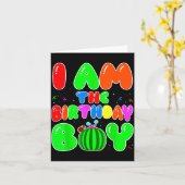 Carte I Am The Birthday Boy Funny Watermelon Birthday Fa (Fleur jaune)