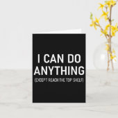 Carte I Can Do Anything Except Reach The Top Shelf, Funn (Fleur jaune)