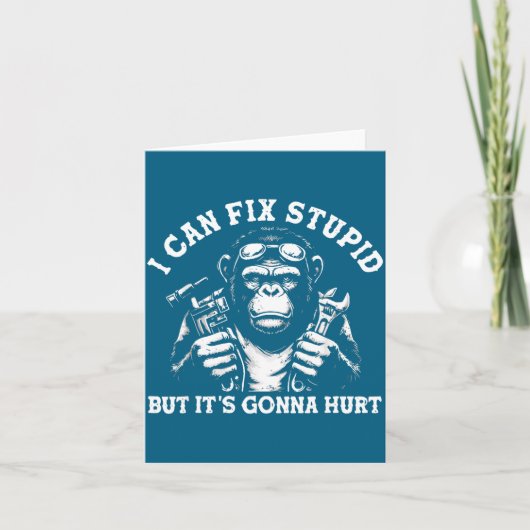 Carte I Can Fix Stud But It's Gonna Hurt Mechanic Funny (Devant)