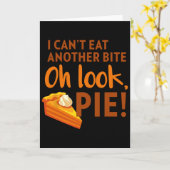 Carte I Can't Eat Another Bite  (Fleur jaune)