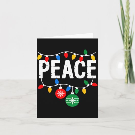 Carte I Come In Peace Matching Family Christmas Couple (Devant)