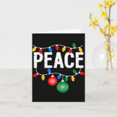 Carte I Come In Peace Matching Family Christmas Couple (Fleur jaune)