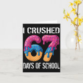 Carte I Crushed 67 Days Of School Boys Ice Cream Drip Ae (Fleur jaune)