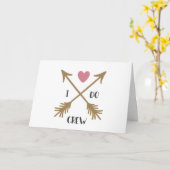 Carte I DO CREW Mariage Proposition (Fleur jaune)