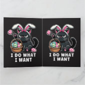 Carte i do what i want Easter Cat (Intérieur)