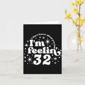 Carte I Don't Know About You But I'm Feeling 32, Hello 3 (Fleur jaune)