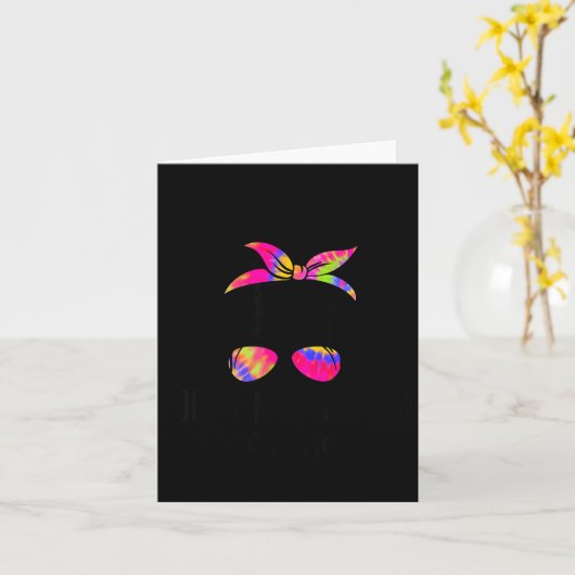 Carte I Don't Know I Just Work Here Funny Sarcasm Quotes (Fleur jaune)