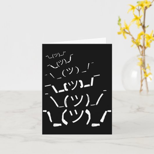 Carte I Don't Know Idk  (Fleur jaune)