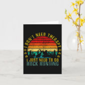 Carte I Don't Need Therapy I Just Need To Go Rock Huntin (Fleur jaune)