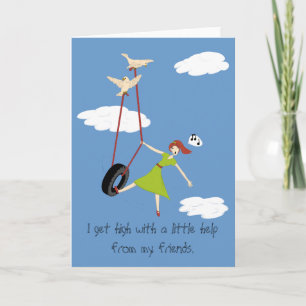 Carte I get high with a little help from my friends