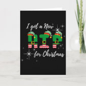 Carte I Got A New Hip For Christmas Funny Hip Replacemen (Devant)