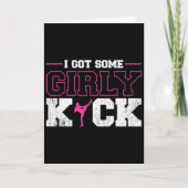 Carte I Got Some Girly Kick Kickboxing  (Devant)