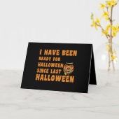 Carte I Have Been Ready For Halloween Since Last (Fleur jaune)