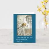 Carte I Have Done That Said Toad And He Crossed Out Wake (Fleur jaune)