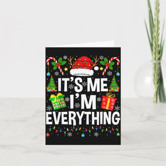 Carte I Have Everything I Need Couples Pajamas Christmas (Devant)