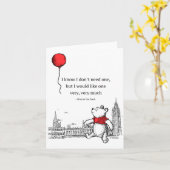 Carte I Know I Dont Need One Quote Baby  (Fleur jaune)