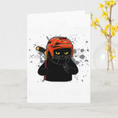 Carte I Like Cats And Hockey And Maybe 3 People Funny Ca (Fleur jaune)