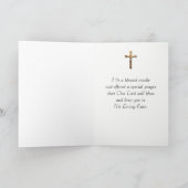 CARTE I LIT PAR BOUGIE POUR VOUS AUJOURD'HUI MARY (Intérieur)