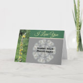 Carte I Loin You Mullein Flower Photo personnalisée (Devant)