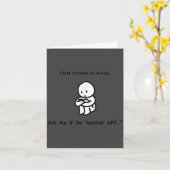 Carte I Lost Someone To Suicide Ask Me If I'm Better Off (Fleur jaune)