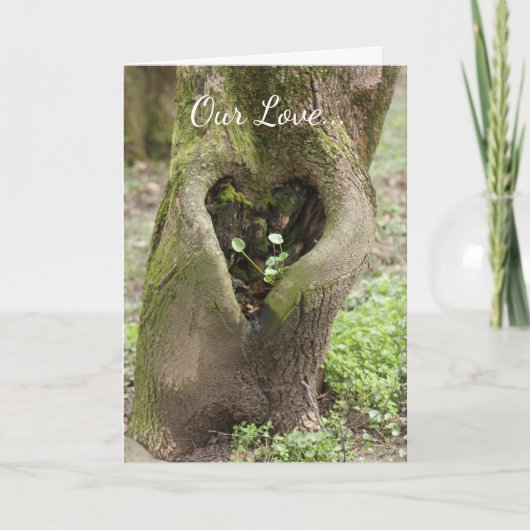 Carte I Lot You Heart Tree Greeting Card (Devant)