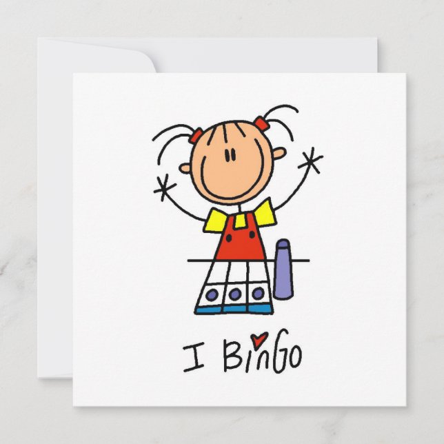 Carte I Love Bingo (Devant)